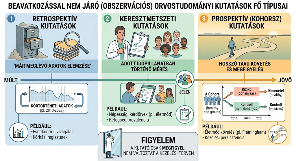 obszervációs kutatások